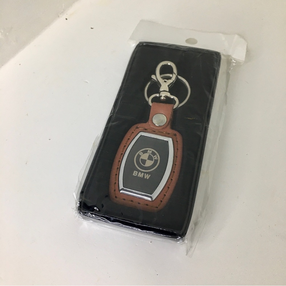 BMW Leather Keychain